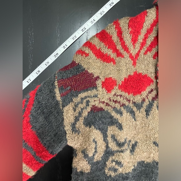 Free People Winters Day Bliss Wool Blend Oversized Cardigan - Picture 9 of 11